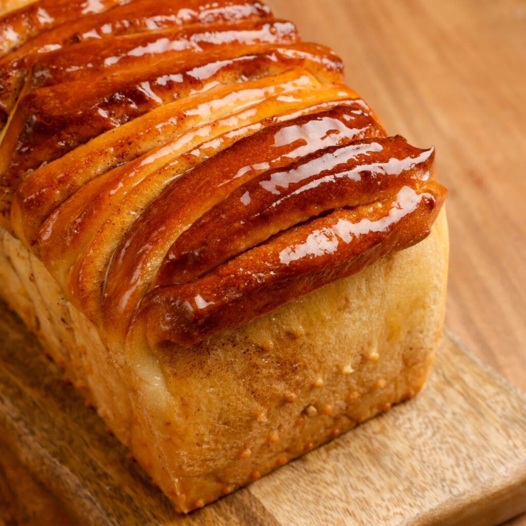 Pull apart bread lucido appena sfornato